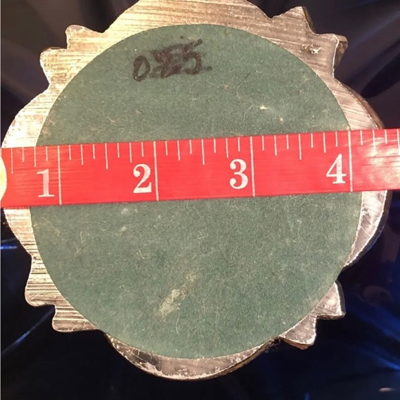 Beautiful Large Italian Glass Compote Floral Design Bowl With Silver Ped… - Picture 8 of 12